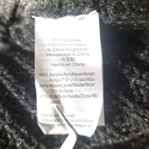 Madewell Pleat-Sleeve Wool Silk Blend Pullover Sweater Style G9922 Women's XS - Picture 7 of 12